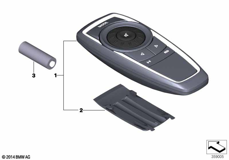 Remote control, rear