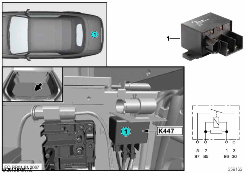 Relay separation 2nd battery K447