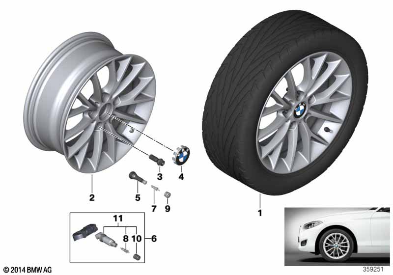BMW LA wheel Y Spoke 380