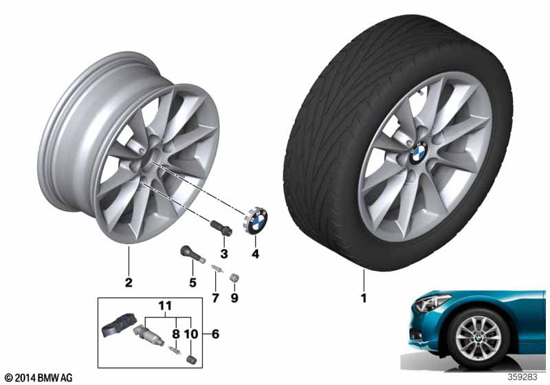 BMW LA wheel, V Spoke 411
