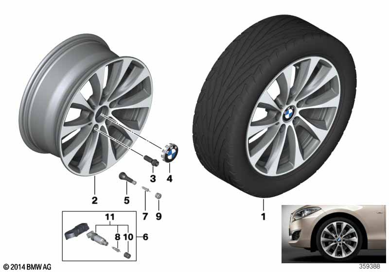 BMW LA wheel V-Spoke 387 - 18''