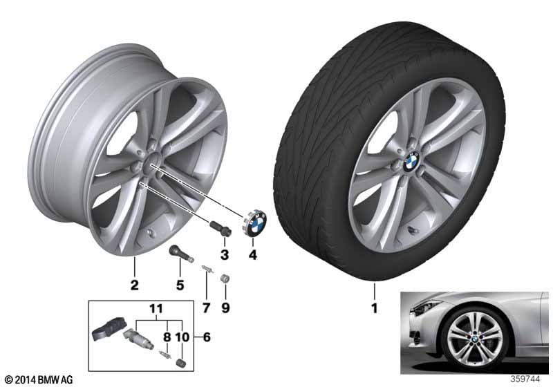 BMW LA wheel Double Spoke 401 - 19''
