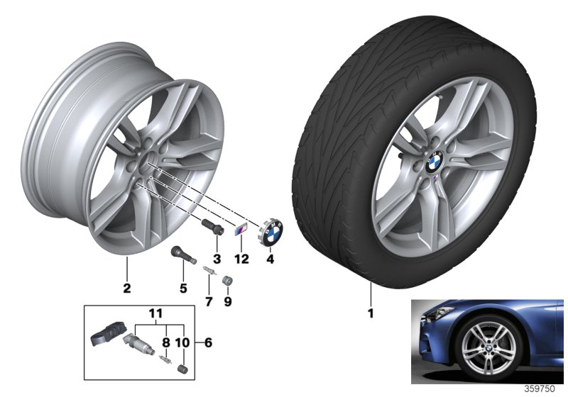 BMW LA wheel M Star-Spoke 400 - 18''