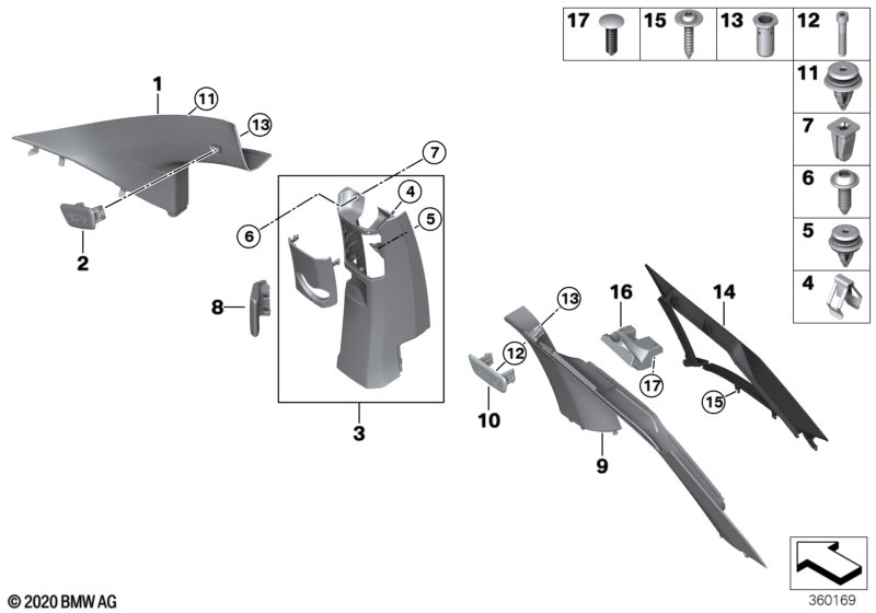 Genuine BMW 07142758580 Plug-In Retainer (Inc. i3 94Ah Rex, i3 120Ah Rex & i3 94Ah) | ML Performance EU Car Parts