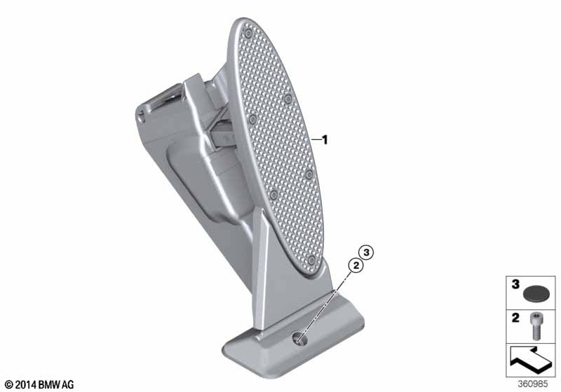 Acceleration/accelerator pedal module