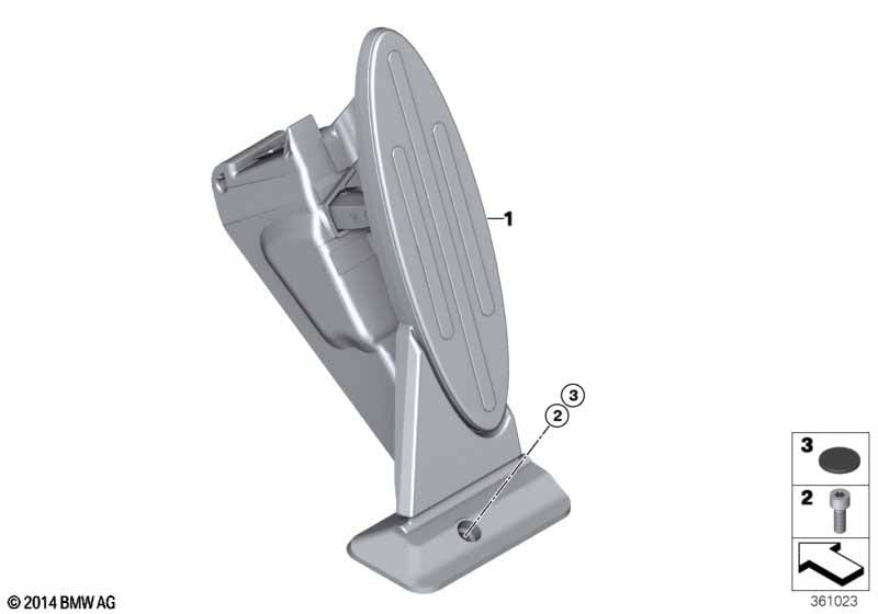 Acceleration/accelerator pedal module