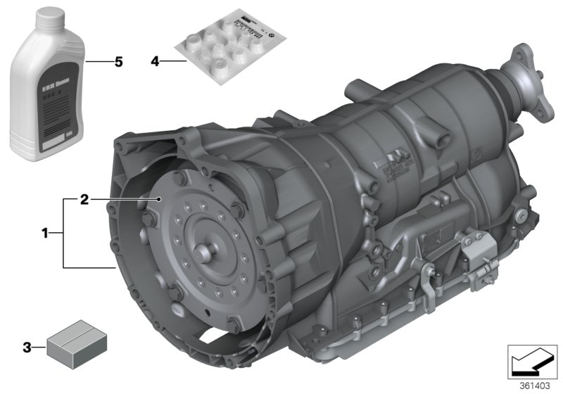 Genuine BMW 24407584406 E91 E90 Torque Converter A111 (Inc. 335xi, 335i & X1 35iX) | ML Performance UK Car Parts