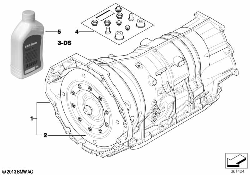 Genuine BMW 24007572504 E70 Exch. Automatic Transmission Eh GA6HP26Z (Inc. X5 4.8i) | ML Performance UK Car Parts