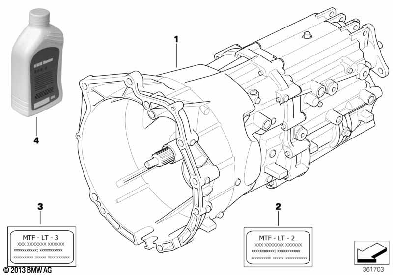 Manual transmission GS6-37BZ/DZ