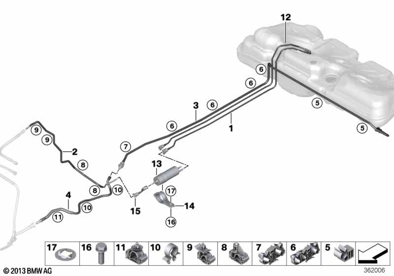 Fuel line / fuel filter