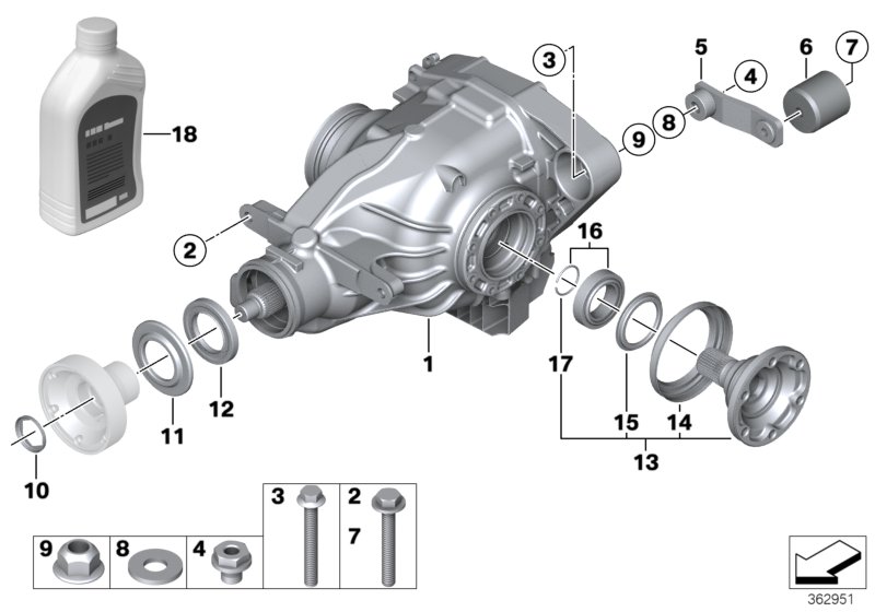 Genuine BMW 33141206439 F12 E32 E92 Lock Ring TYP 230K (Inc. 728i) | ML Performance UK Car Parts