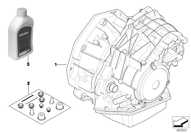 Genuine BMW Mini 83222344207 R50 Atf 5 1L (Inc. Cooper) | ML Performance US Car Parts