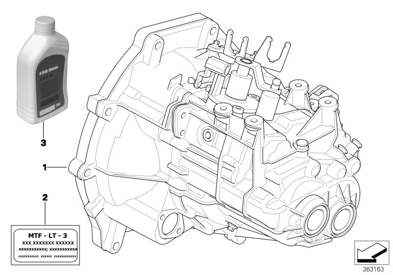 Genuine BMW 83222339223 R50 Oil For Manual Transmission Mtf-Lt-4 1L (Inc. Coop.S BEV, Cooper SD ALL4 & One D) | ML Performance UK Car Parts