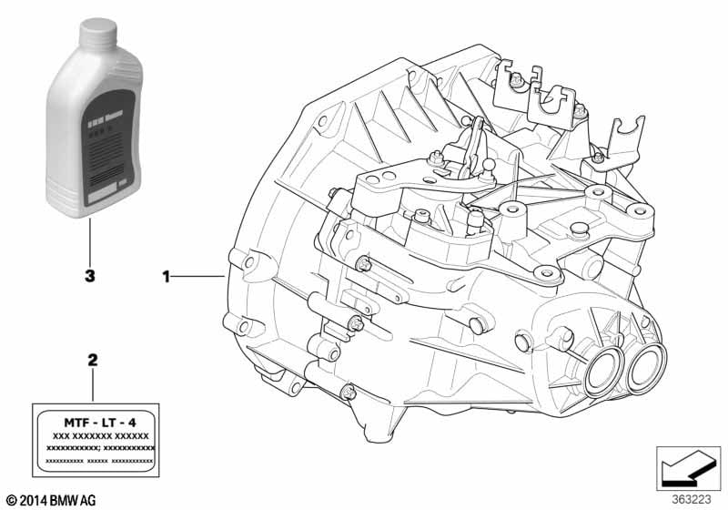 Manual gearbox GS6-55BG