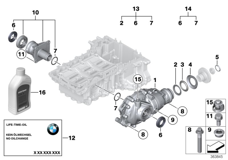 Genuine BMW 31517547750 E90 E83 E60 Hex Bolt With Washer M10X55-10.9ZNS3 (Inc. 320xd, X3 1.8d & 525xd) | ML Performance UK Car Parts
