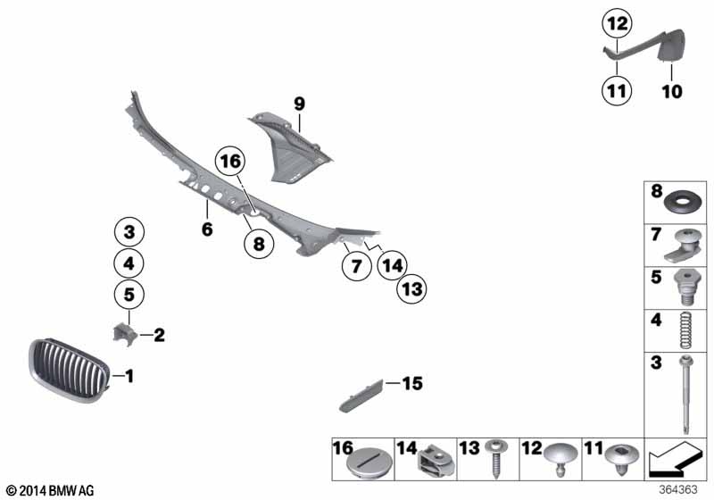 Genuine BMW 07149230671 C-Clip Nut (Inc. 750i, 750iX & 750LiS) | ML Performance UK Car Parts