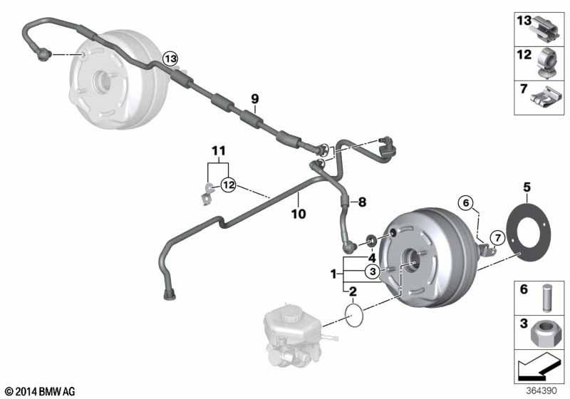 Brake servo unit
