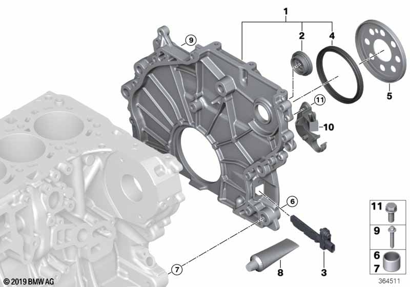 Genuine BMW 11748571859 F45 F46 Bracket For Electric Changeover Valve (Inc. One D, 220d & Cooper D ALL4) | ML Performance UK Car Parts