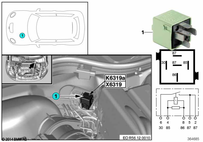 Relay for Valvetronic K6319a