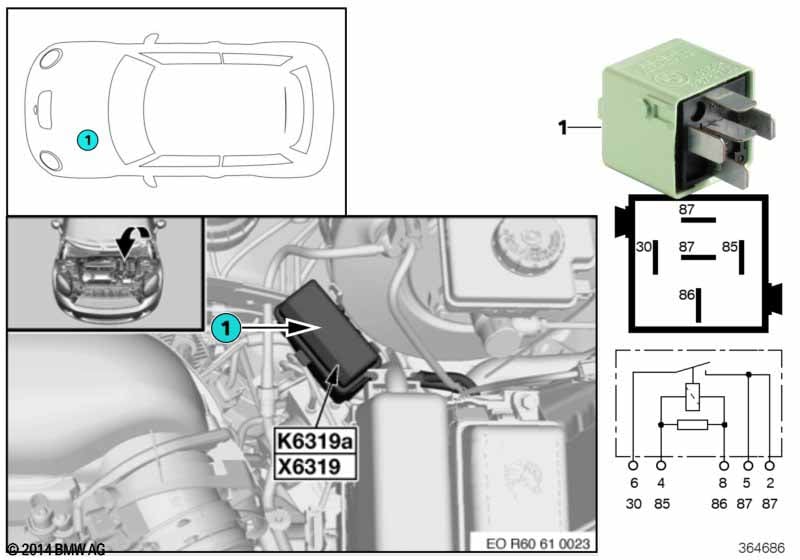 Relé Valvetronic K6319a