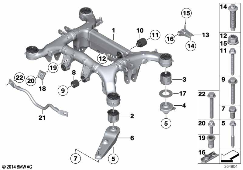 Genuine BMW 33316798728 F13 F10 F11 Vibration Absorber Right (Inc. Cullinan Black Badge, 550i & 650iX 4.0) | ML Performance UK Car Parts
