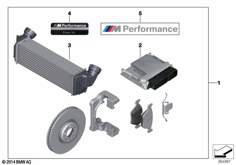 Genuine BMW 11122354630 F15 F16 Power Kit M PERFORMANCE (Inc. X5 30dX & X6 30dX) | ML Performance UK Car Parts