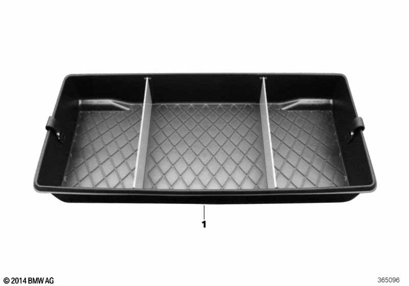 Luggage compartment pan
