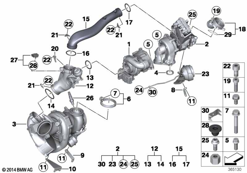 Genuine BMW 11658578648 F11 E70 F02 Securing Clip (Inc. 750dX, X5 M50dX & M550dX) | ML Performance UK Car Parts