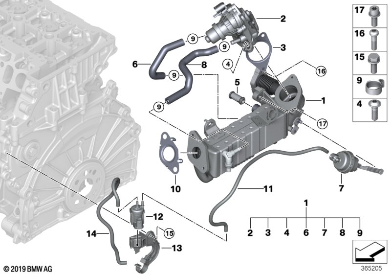 Genuine BMW 11748570591 F11 G21 G12 Electr.Valve (Inc. X5 25d, One D & X2 18d) | ML Performance UK Car Parts