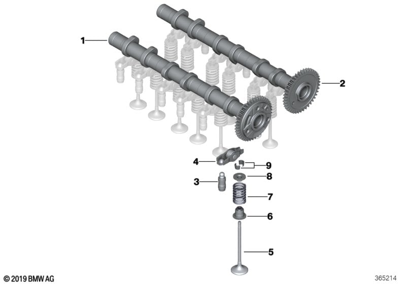 Genuine BMW 11318511209 F45 Camshaft Exhaust (Inc. One D, 216d & 114d) | ML Performance UK Car Parts