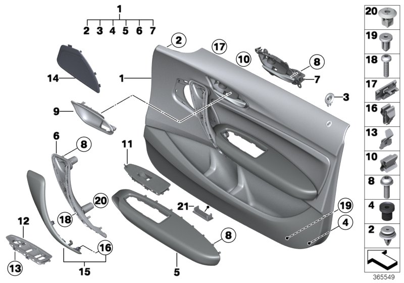 Genuine BMW 51417278450 F23 F21 Cover, Speaker, Metal, Right SCHWARZ (Inc. 228iX, 220d & M235iX) | ML Performance UK Car Parts