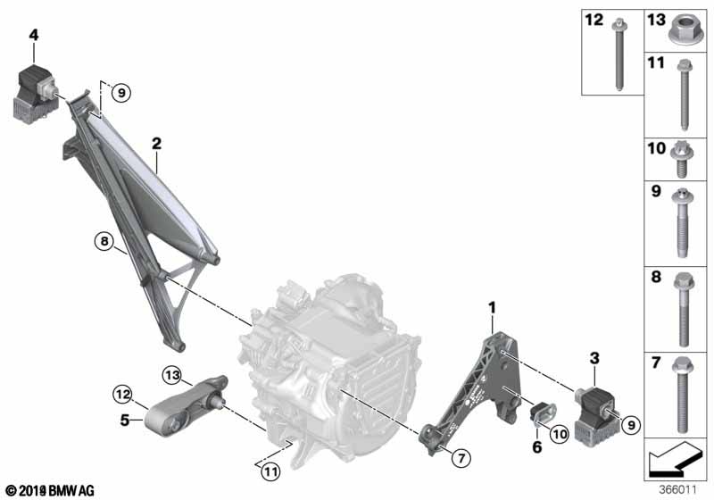Genuine BMW 22116875984 Asa-Bolt M12X80-10.9ZNS3 (Inc. i3) | ML Performance UK Car Parts