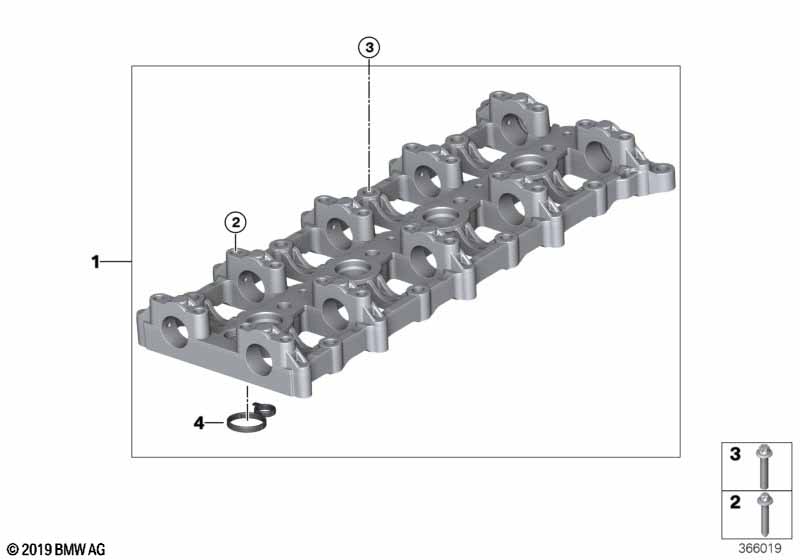 Cylinder head/intermediate housing