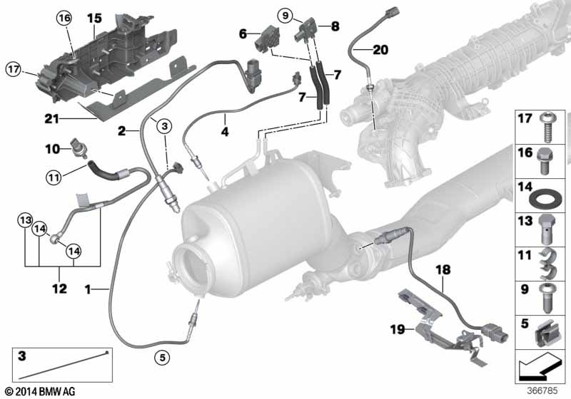 Genuine BMW 11658580692 F13 F32 F31 Holder AG SENSORIK (Inc. 640d, X6 30dX & X3 35dX) | ML Performance UK Car Parts