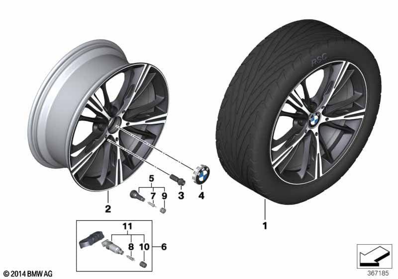 BMW LA wheel Star Spoke 660 - 19''