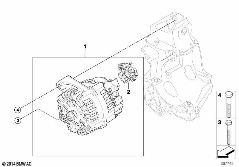 Genuine BMW 07119905523 E82 E93 E83 Hex Bolt With Washer M10X125 (Inc. X1 18d, 330xd & 728iL) | ML Performance EU Car Parts