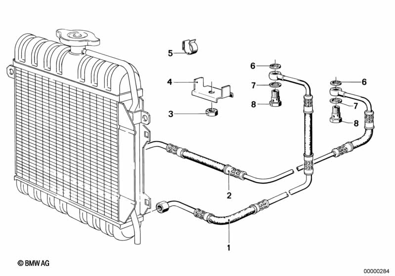 Genuine BMW 17221116385 E21 Return Pipe (Inc. 320, 318 & 320i) | ML Performance EU Car Parts