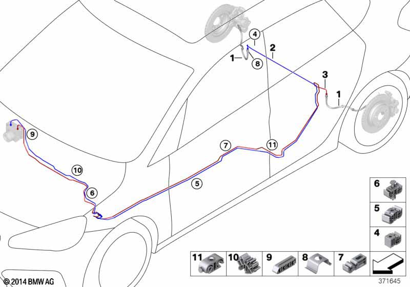 Genuine BMW Mini 07147318792 F45 G20 F48 Pipe Clip D12/2XD4,75 (Inc. M340iX, X1 28iX & One) | ML Performance US Car Parts