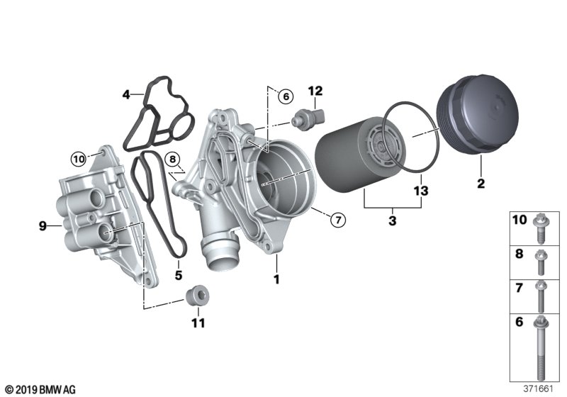 Lubrication system-Oil filter