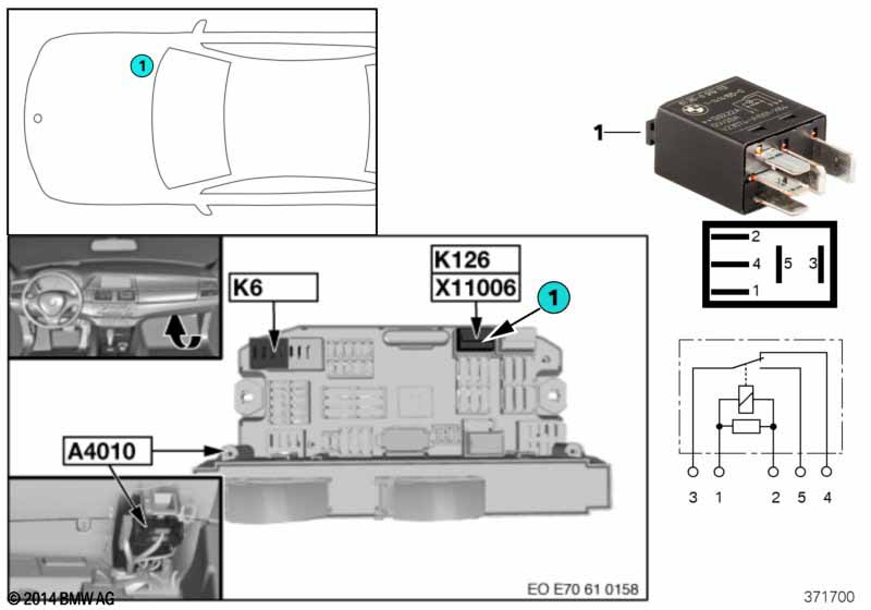Relay, compressor, air suspension K126