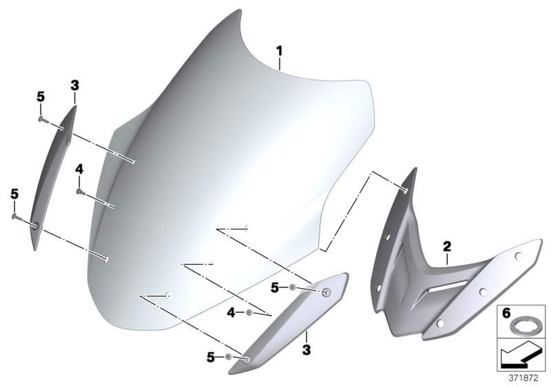 Windshield / mount
