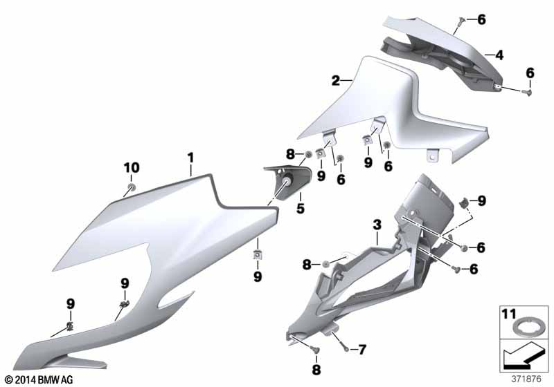 Casing upper part/Headlight