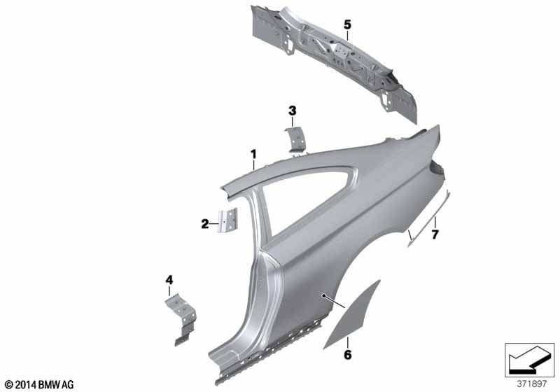 Side panel/tail trim