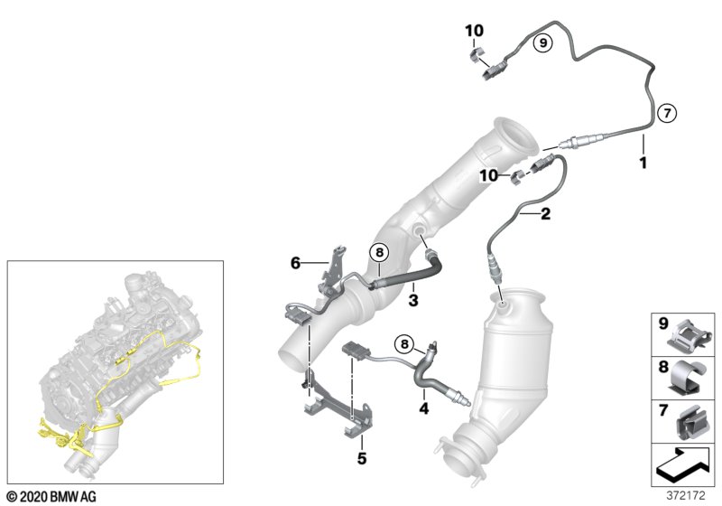 Lambda Probe Fixings