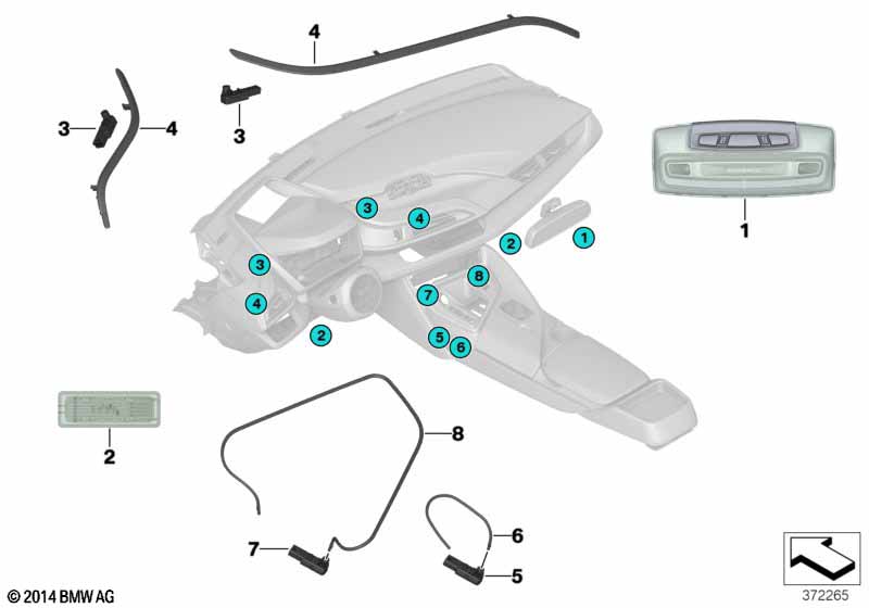 Genuine BMW 63319288747 Lens Left (Inc. i8) | ML Performance UK Car Parts
