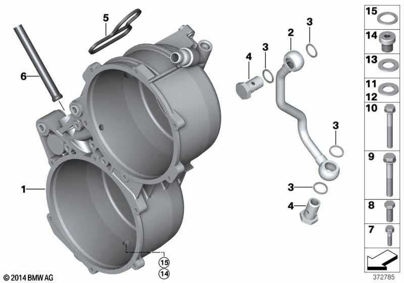 Genuine BMW 11119904549 RR1 (R Screw Plug M10X1-ZNNIV SI (Inc. Phantom EWB, Phantom & Drophead) | ML Performance UK Car Parts