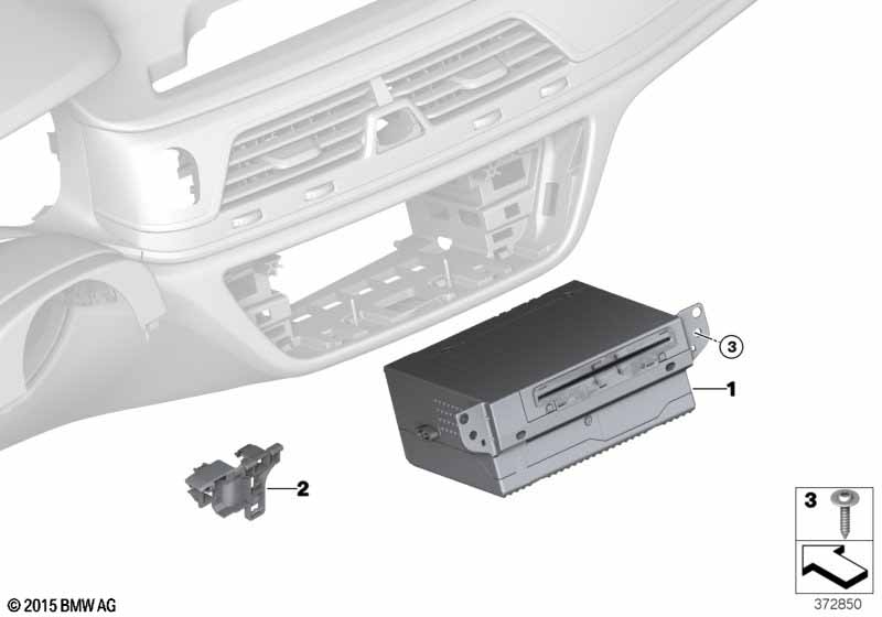 Genuine BMW 65129855885 G11 G12 Head Unit High 3 US (Inc. 750iX, 745eX & 745LeX) | ML Performance US Car Parts