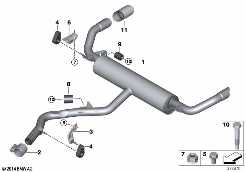 Genuine BMW 18308578189 F15 Vibration Absorber 48 HZ (Inc. X5) | ML Performance EU Car Parts