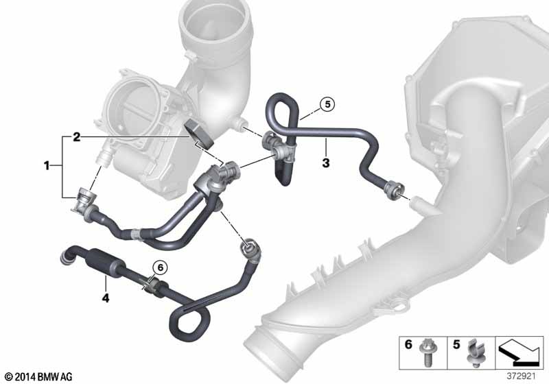 Tank EVAP vent valve / lines