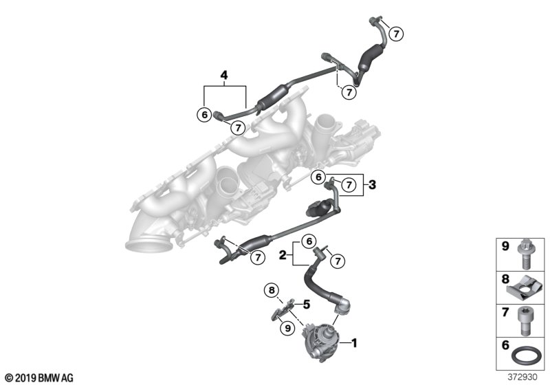 Cooling-system turbocharger